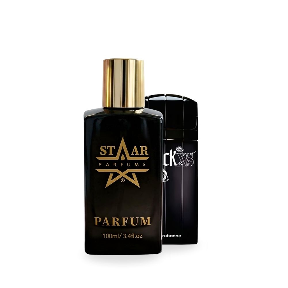 127 black xs homme paco rabanne